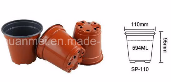 Round Nursery Pots, Flower Pots, Plastic Garden Planters, Plant Pot