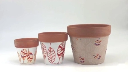 Terra Cotta Pots with Saucer Clay Pot Clay Ceramic Pottery Planter Cactus Flower Pots Succulent Pot Drainage Hole