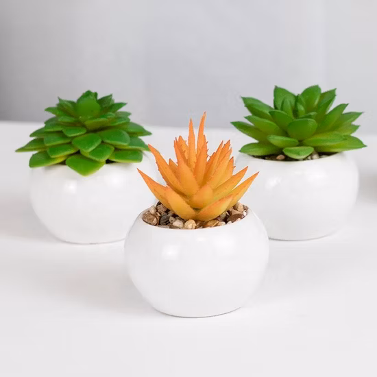 Mini Artificial Succulent Plants for Home Decoration