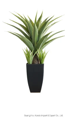 Factory Hot Sell Artificial Potted Plants Decorative Lifelike Agave Green Plants