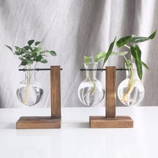 Glass Irregular Decorative Vase Flower Plant Containers Ci22603