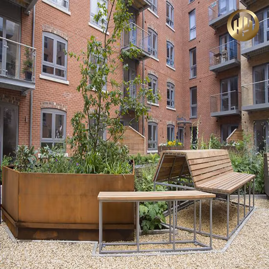 High Quality Corten Steel Garden&House Decorative Planter